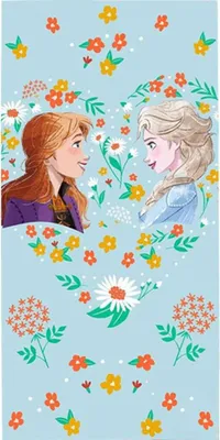 Produktbild von Frozen Badetuch Anne & Elsa  70 x 140 cm