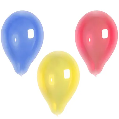 Zdjęcie produktu dla Papstar Luftballons Crystal farbig sortiert für Helium 10 Stück