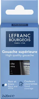Produktbild von LEFRANC BOURGEOIS Gouachefarbe 2 x 20 ml Etui