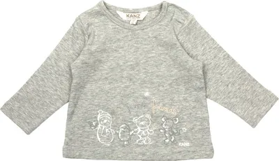 Produktbild von Kanz Graue Langarmbluse für Babys