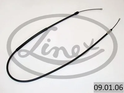 Produktbild von LINEX Handbremsseil 09.01.06 Rechts Links passend für PEUGEOT 106 II Schrägheck (1A, 1C) 1505/1234mm