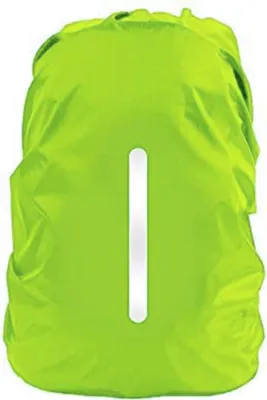 Produktbild von Regenschutz für Rucksäcke Schulranzen(25-70L), Wasserdichter Rucksack Regenhülle Regencape mit Reflektoren für Wandern, Camping, Radfahren (Fluoreszierendes Grün, L)