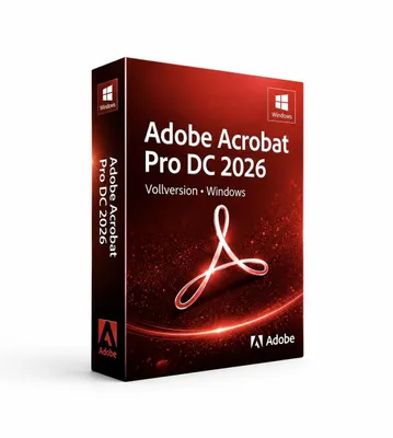 Image de Adobe Acrobat Pro, 1 licence, Mise à niveau, 1 an/années, Licence
