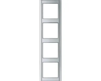 Produktbild von Jung A 584 AL Abdeckrahmen 4-fach aluminium A500