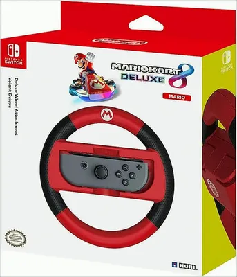 Produktbild von Hori Mario Kart 8 Deluxe Racing Wheel Mario, Nintendo Switch Rennrad