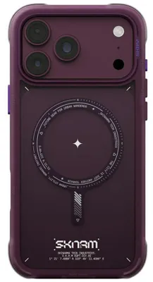 Image de Étui Skinarma MagSafe pour iPhone 18 Pro Max / 17 Pro Max, couleur bordeaux