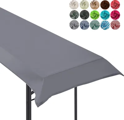 Obrázek produktu pro heimtexland ® Ubrus pivní stan set pivní ubrus zahradní stolní dekorace party event dekorace typ861 šedá 90x240 cm