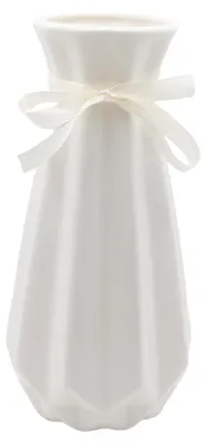 Productafbeelding van Moderne Witte Keramische Vaas, 20 cm Hoog