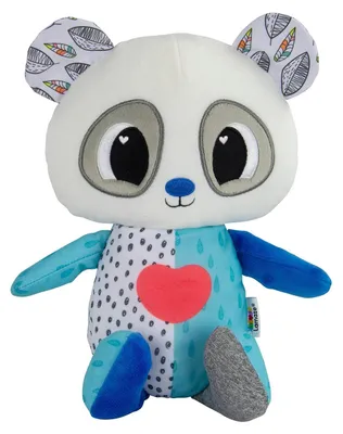 Productafbeelding van Rustgevend hartvormig slaap speeltje, babyspeeltje, speeltje voor baby's, kleuren, cadeau voor jonge ouders, knuffelhart, panda