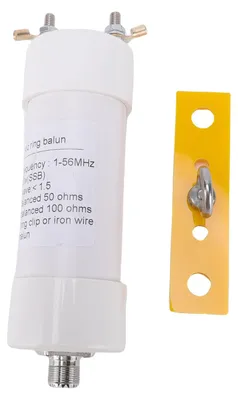 Image de Antennes pour ondes courtes, balun, 200 W, 1 à 56 MHz, rapport 1:2, 50 ohms, asymétrique, 100 ohms, symétrique, kit radioamateur