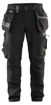 Produktbild von Blakläder Handwerker Arbeitshose mit Stretch 1599, Farbe:Schwarz, Größe:D116