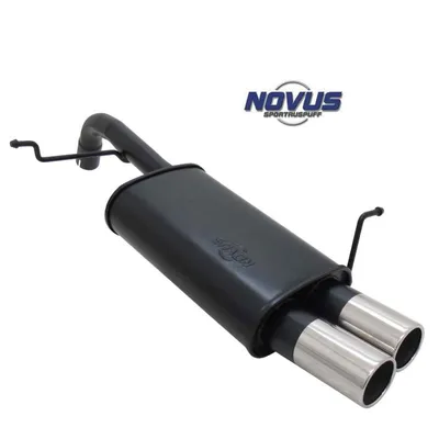 Image de Novus Groupe N Sport Silencieux d'échappement 2x76 rond pour Ford Fiesta 6 MK7 JA8
