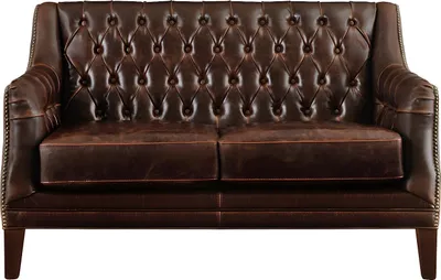 Produktbild von Ledersofa 2-Sitzer - Braun - COLBERT