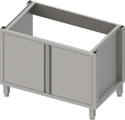 Produktbild von Spülenunterschrank Boxversion 2.0, für Beine/Sockelrahmen, mit Flügeltüren 1100x640x660 mm