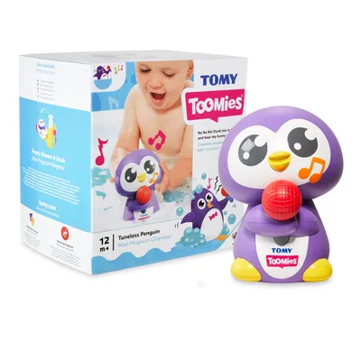 Produktbild von Tomy Toomies Tuneless Penguin, Badespielzeug, Junge/Mädchen, 1 Jahr(e), Mit Ton, Kunststoff, Mehrfarbig