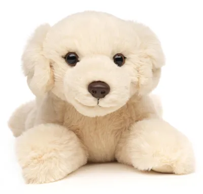 Productafbeelding van Uni-Toys - Eco-lijn - Golden Retriever, liggend - 29 cm (lengte) - Pluchen hond - Pluchen knuffel