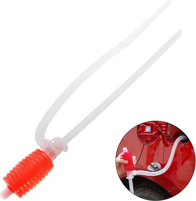 Image de Pompe à siphon manuelle pour le transfert de liquides/carburants – Grand siphon à pression – Débit de 10 litres par minute – Siphonage sans bouche
