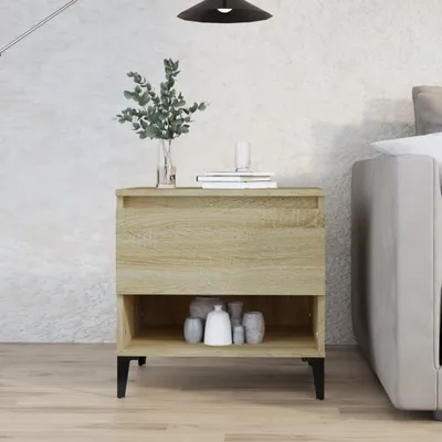 Produktbild von "Spring Sale"Beistelltisch - modernes Design - Flurtisch/Wohnzimmertisch - Sonoma-Eiche 50x46x50cm Holzwerkstoff NEU263499 - Konsolentische