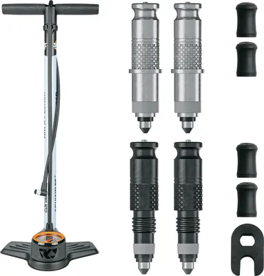 Produktbild von Sks Air X-plorer Schwalbe Clik Standpumpe Silber 145 Psi Silber 145 Psi