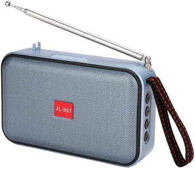 Obrázek produktu pro Přenosný Bluetooth reproduktor, 10 W – Solární napájení – FM a AUX vstup – Ideální pro venkovní použití