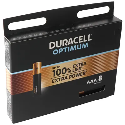 Obrázek produktu pro Duracell MN2400 AAA Micro Battery Optimum 8 blistr