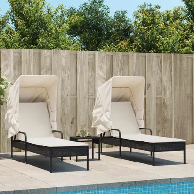Zdjęcie produktu dla VidaXL 3261569, Lounge, Obite siedzisko, Technorattan, Stal, Kremowy, Biały, 110 kg, 2000 mm