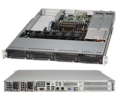Obrázek produktu pro Supermicro SC815TQ-R700WB, Skříň, Server, Černá, EATX, 1U, HDD, LAN, Výkon