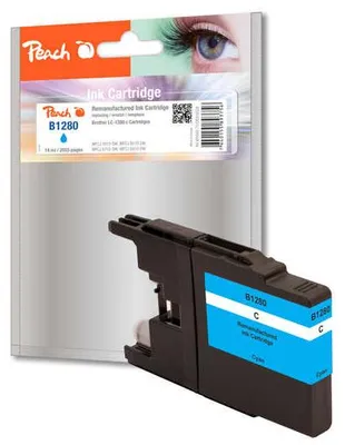 Productafbeelding van Peach PI500-71 printerpatroon, 1 stuk, hoge (XL-) capaciteit, cyaan