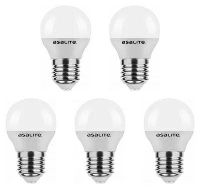 Produktbild von Asalite G45 E27 LED-Lampe 6W 510lm 3000K 220-240V 5 Stück