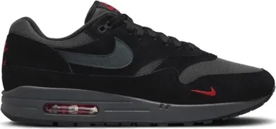 Produktbild von Nike Air Max 1 Bred - Herren Sneakers Schuhe Schwarz-Grau FV6910-001 , Größe: EU 40.5 US 7.5