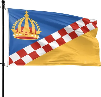 Obrázok produktu pre Vlajka obce Lopik, 90 x 150 cm, polyester, určená na vlajkový stožiar