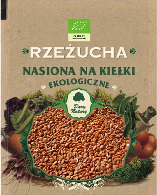 Zdjęcie produktu dla NASIONA RZEUCHYNA KIEKI 30 g - DARY NATURY (PRODUKT SEZONOWY)