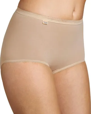 Produktbild von Sloggi Damen Unterhose Basic+ Maxi, 4-Pack, 42, Skin