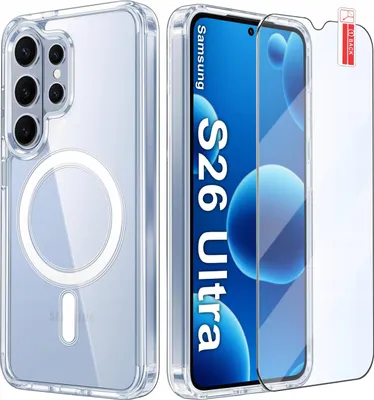 Obrázek produktu pro Magnetické průhledné pouzdro pro Samsung S26 Ultra |pro MAGSAFE CASE| Sklo
