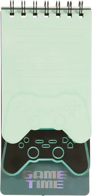 Produktbild von Gaming - Spiralnotizblock - ca. 10 x 21 cm