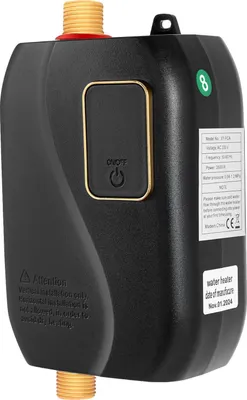 Produktbild von Elektrischer Wasserheizer, Sofortheizung, LCD-Temperaturregelung, Schwarz