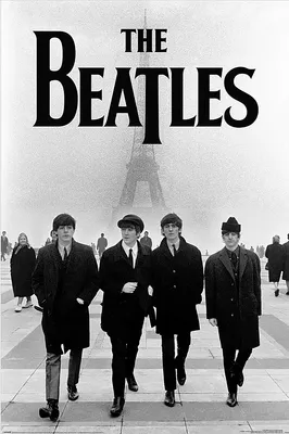 Zdjęcie produktu dla Plakat The Beatles Wieża Eiffla 61x91,5cm