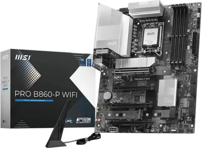 Image de Carte Mère MSI PRO B860-P WIFI, LGA 1851, DDR5, Wi-Fi 7, ATX