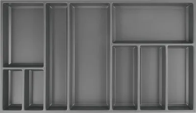 Produktbild von Agoform Besteck Organizer Sky Besteckeinsatz 820x53x473 Kunststoff schiefergrau
