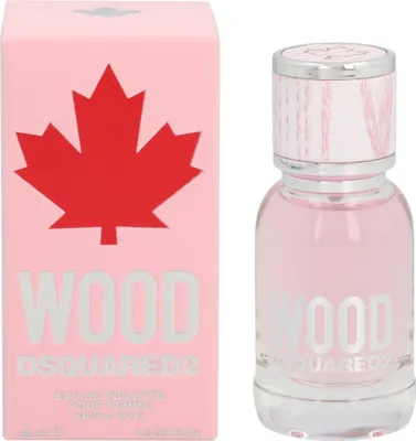 Produktbild von Dsquared2 Wood, Frauen, 30 ml, Nicht nachfüllbare Flasche, Maiglöckchen, Magnolien, Mandarine, Himbeere, Jasmin, Duftblüten, Ambrox, Zedernholz, Holz