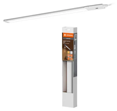 Produktbild von Ledvance LED Unterbauleuchte Cabinet LED Slim 50cm Weiß IP20 10W 470lm Warmweiß 3000K mit Bewegungssensor dimmbar