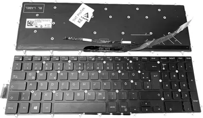Produktbild von DEUTSCHE - Tastatur mit Beleuchtung kompatibel für Dell Inspiron 17 7000