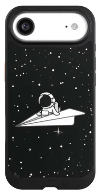 Produktbild von NIVOCASE Hülle für Apple iPhone Air  Handyhülle NIVOcore Case Schwarz Astronaut Comic Papier