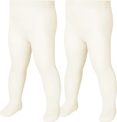 Produktbild von Playshoes Strumpfhose Uni Kinder Strumpfhose, natur Doppelpack, 50/56