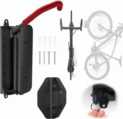 Zdjęcie produktu dla Wieszak rowerowy ścienny, metalowy, stojak, uchwyt 30 kg ROXAR