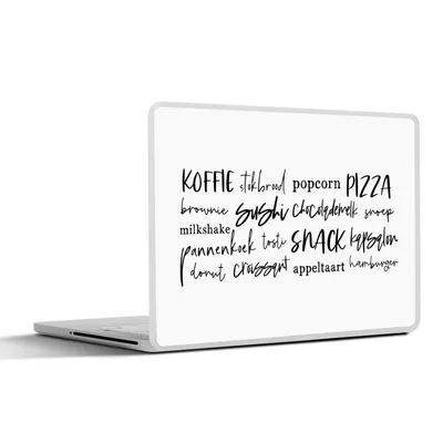 Produktbild von MuchoWow® Laptop Aufkleber Sticker Cover Küche - Lebensmittel 40x30 cm - Laptop Dekoration - Selbstklebend