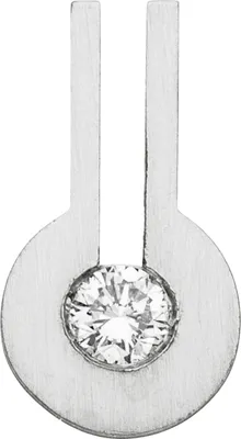 Produktbild von JOBO Anhänger 950 Platin matt 1 Diamant Brillant 0,10ct.