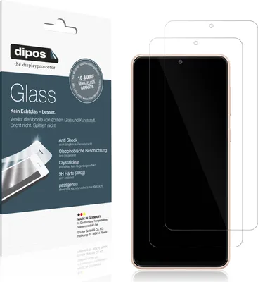 Obrázek produktu pro 2x ochranná fólie pro Samsung Galaxy A33 - Anti-Shock 9H fólie dipos Glass plastové sklo