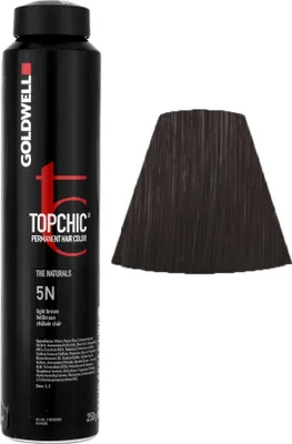 Produktbild von Goldwell Topchic The Naturals, Braun, 5N, Dark Blonde Reflecting Bronze, Unisex, 250 ml, Alle Haare