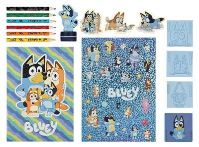 Productafbeelding van Bluey Creatief speelset Mega - 15-delige knutselset in blauw